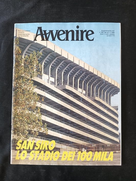 Rivista AVVENIRE Suppl. n 261 9/11/1986 SAN SIRO