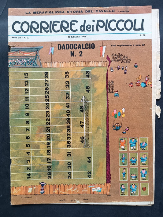 rivista Corriere dei piccoli anno 1962 numero 37 Milan
