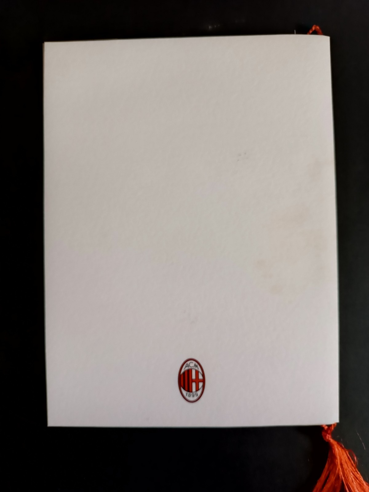 MENU festa 16 scudetto MILAN con foto e ferma foto personalizzato in argento