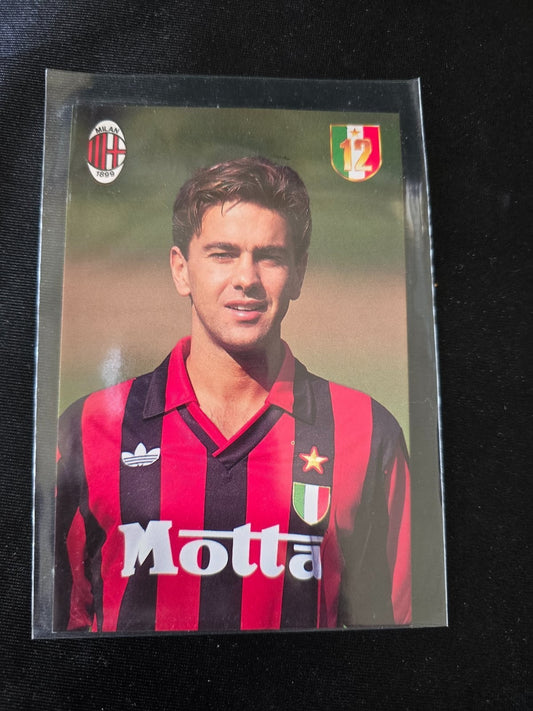 A.C. Milan 1899  cartolina  con annullo 12� scudetto 1991/92 Billy Costacurta