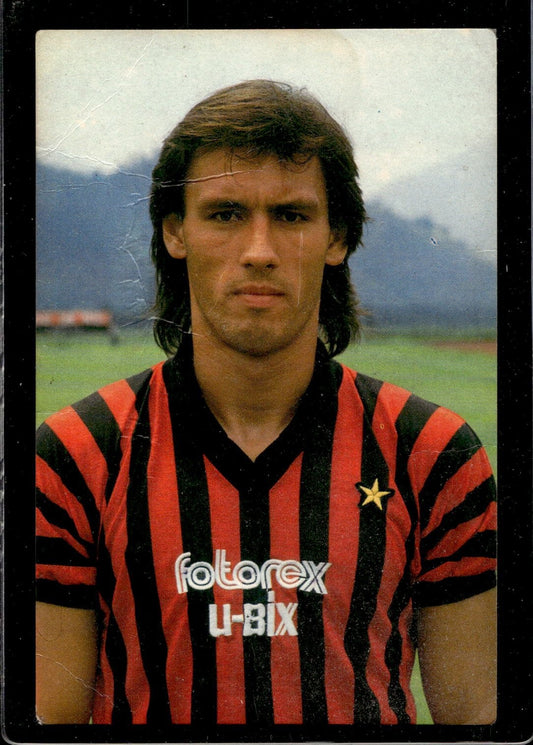 cartolina postcard calcio Milan Mark Hateley 1982 con Autografo