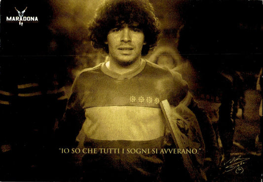 cartolina calciatori Maradona promocard 6971