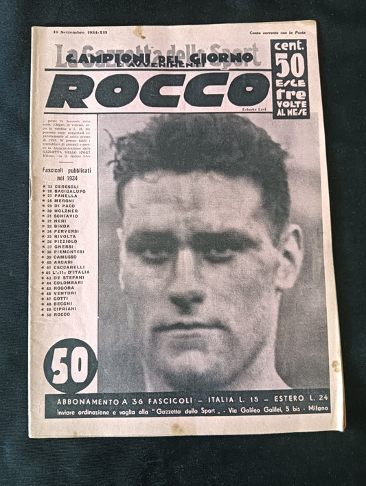 Rivista CAMPIONI DEL GIORNO E AVVENIMENTI Rocco