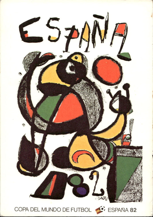 cartolina calciatori Espana 82