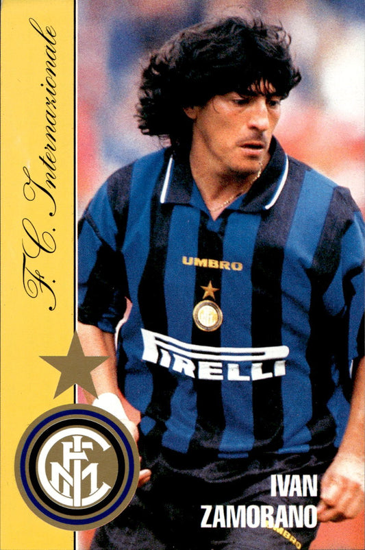 cartolina calciatori Inter Zamorano