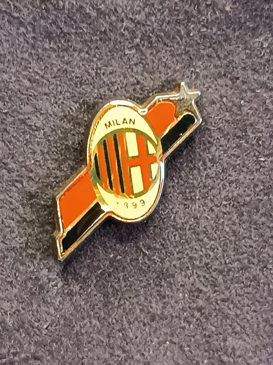 old pins Pin Badge Spilla A.C.Milan ovale sbarrato con stella senza piedino 154