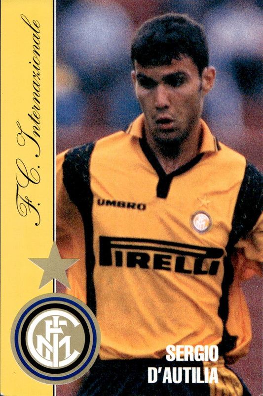 cartolina calciatori Inter D'Autilia