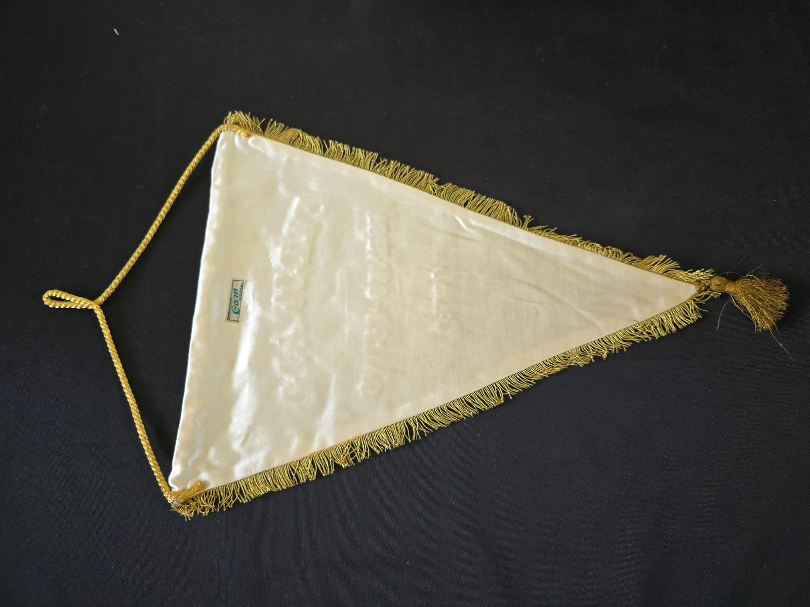 Gagliardetto Pennant RICAMATO ELDORADO BASKET BOLOGNA TORNEO 1970 originale