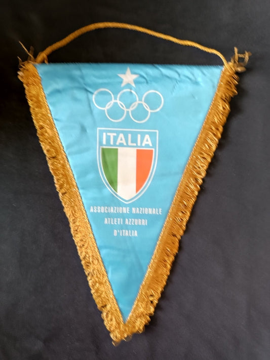 Gagliardetto Pennant Ass. Nazionale Atleti Azzurri d�Italia Olimpiadi Italia