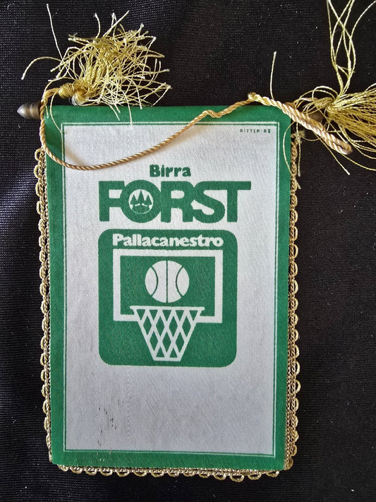 Mini Gagliardetto Pennant  Basket pallacanestro Forst Cantu' originale anni 70