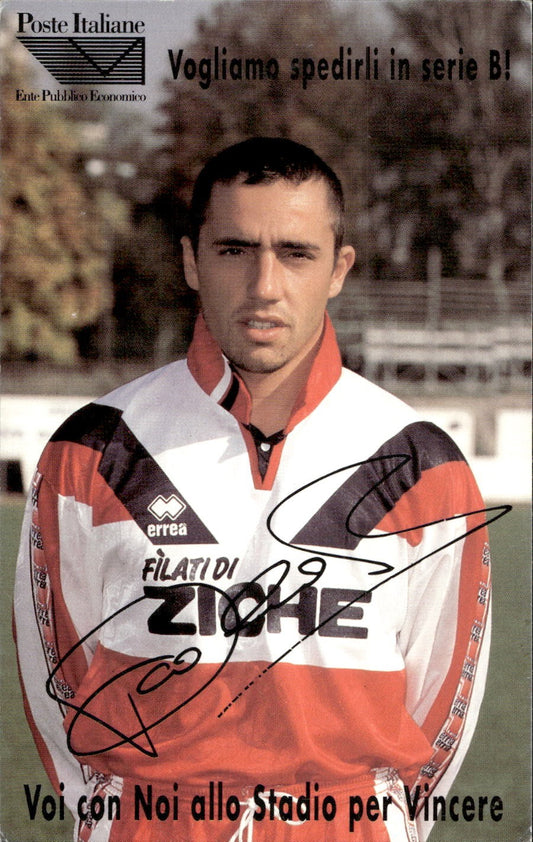 cartolina calciatori autografata in originale Giocatore dell' A.C. Carpi 13
