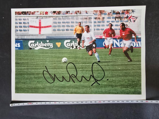 Autografo autograph originale su foto Kevin Mark Phillips  England