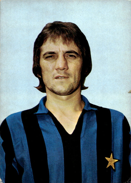 cartolina calciatori Inter Boninsegna Roberto
