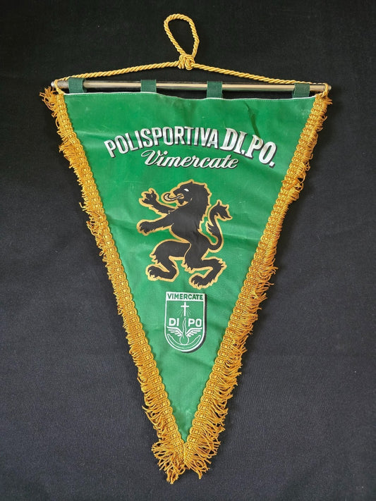 VECCHIO Gagliardetto Pennant  POLISPORTIVA DI.PO. VIMERCATE  ANNI 70