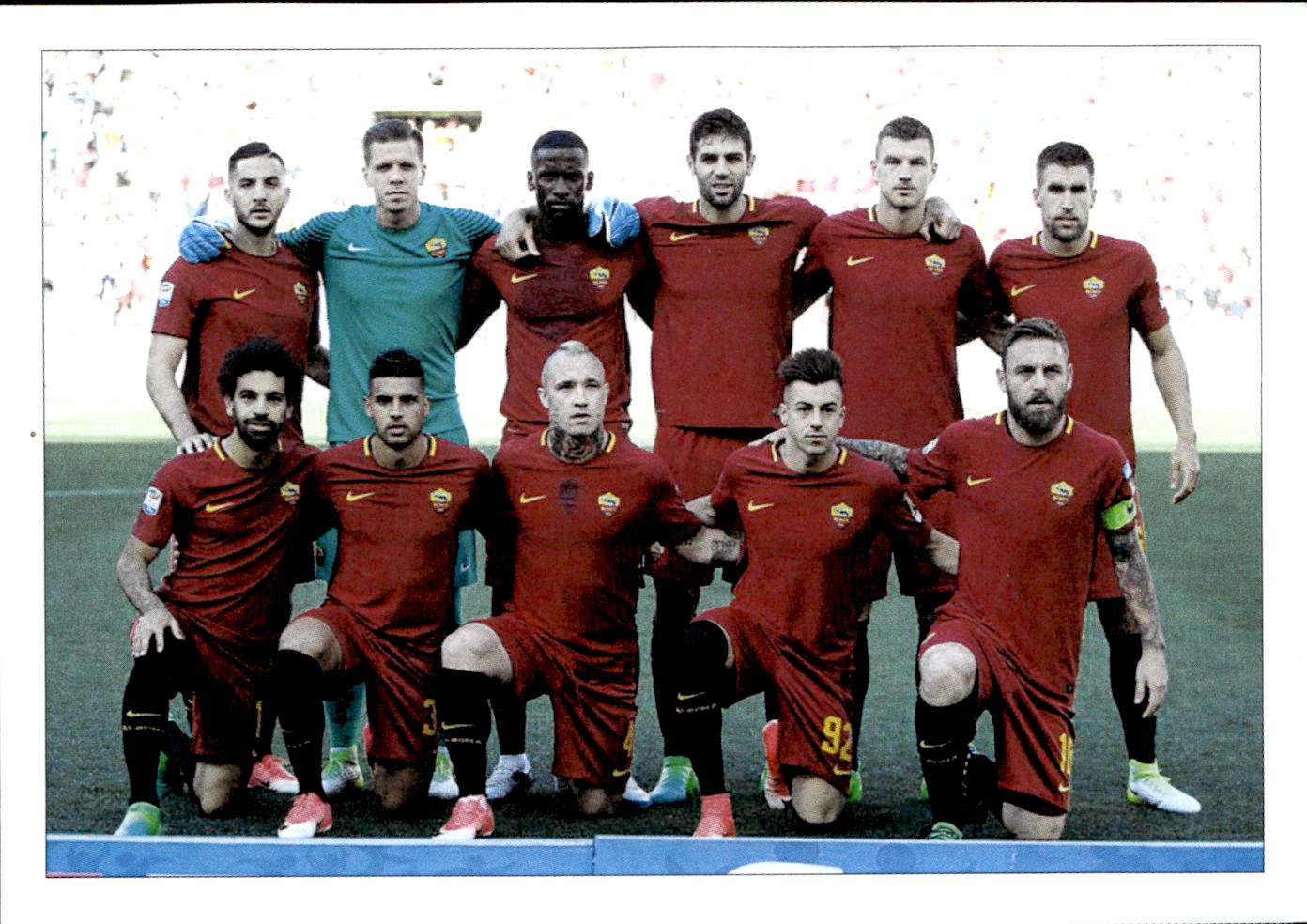 /Cartolina A.S Roma 2017/2018