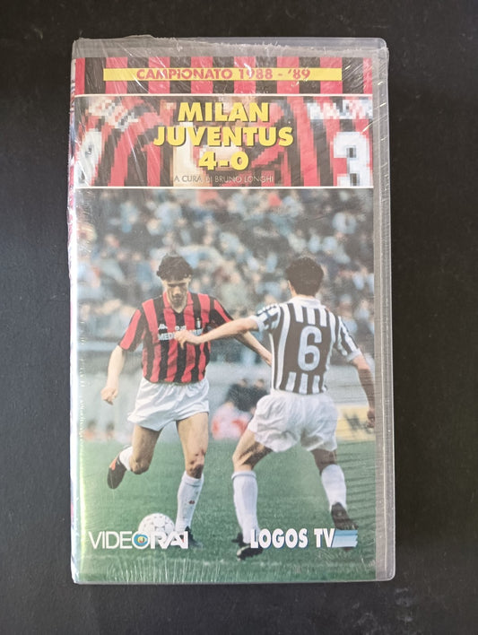 VHS VHS VHS CAMPIONATO 1988-89 MILAN-JUVENTUS 4-0 Logos Tv
