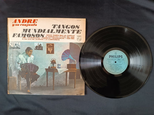disco 33 giri andre conjunto tangos mundialmente famosos