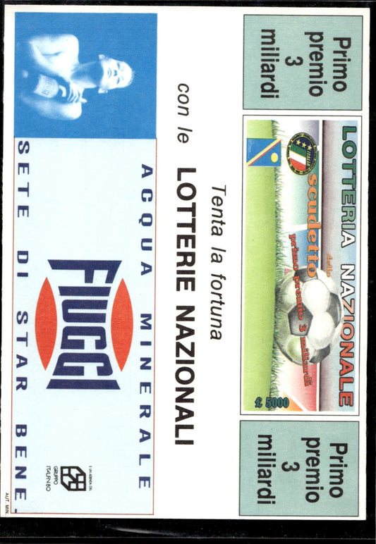 cartolina postcard calcio Lotteria Nazionale dello Scudetto