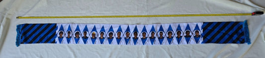 INTERNAZIONALE FC sciarpa celebrativa  80� 1908/1988 con volti dei giocatori (M)