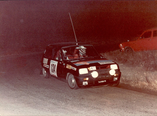 fotografia originale Rally d'epoca Renault 5 Alpine #16
