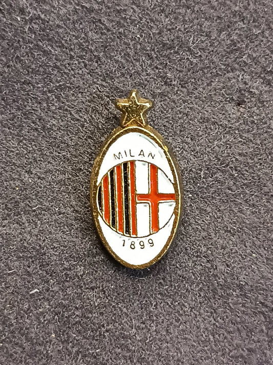 old pins Pin Badge Spilla A.C.Milan ovale con stella senza piedino 143