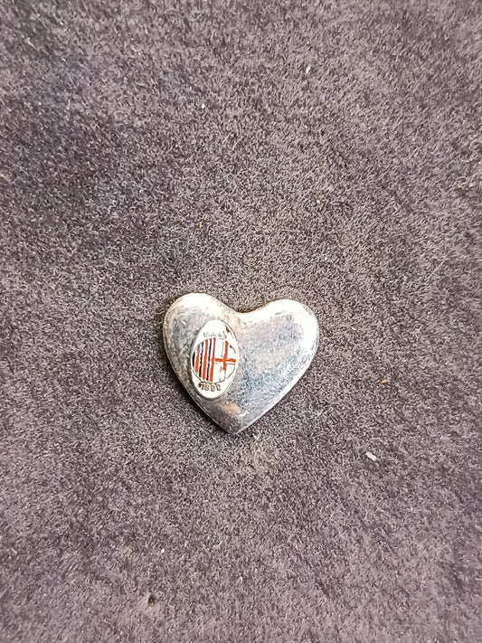 Old Pins Pin Badge Spilla A.C.Milan cuore senza piedino 228