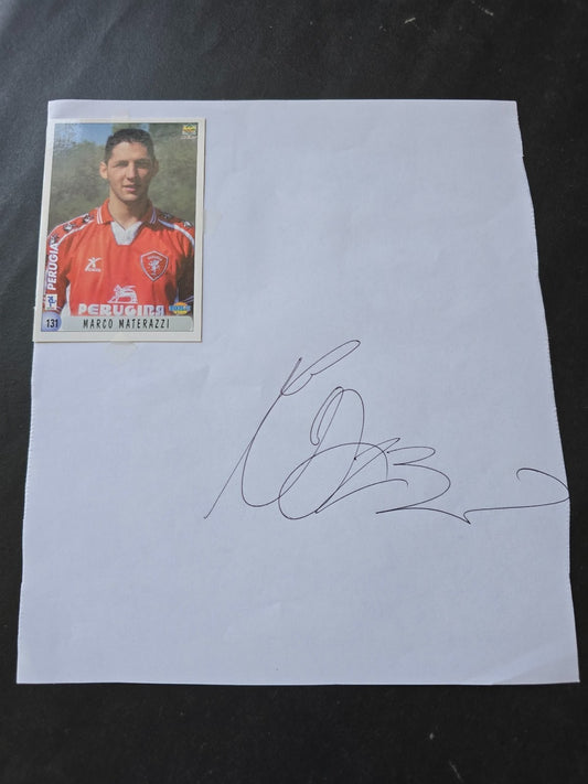 Autografo autograph originale su ritaglio Everton