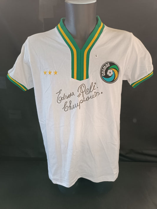 Maglietta Pele Cosmos autografata Pelegacy