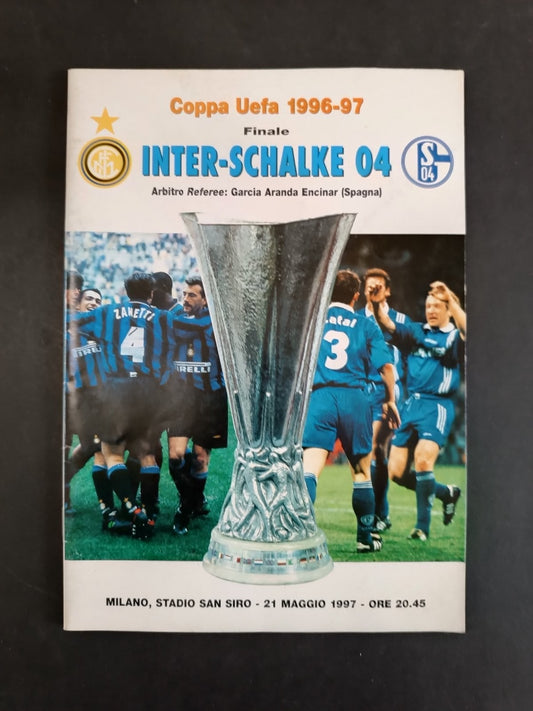 programma INTER-SCHALKE 04 1996-97 Coppa Uefa