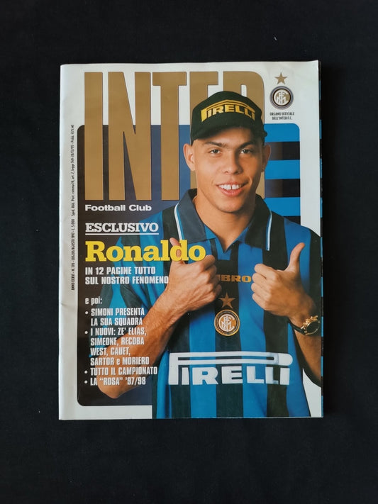 rivista Inter Football anno 1997 numero 7/8 Ronaldo