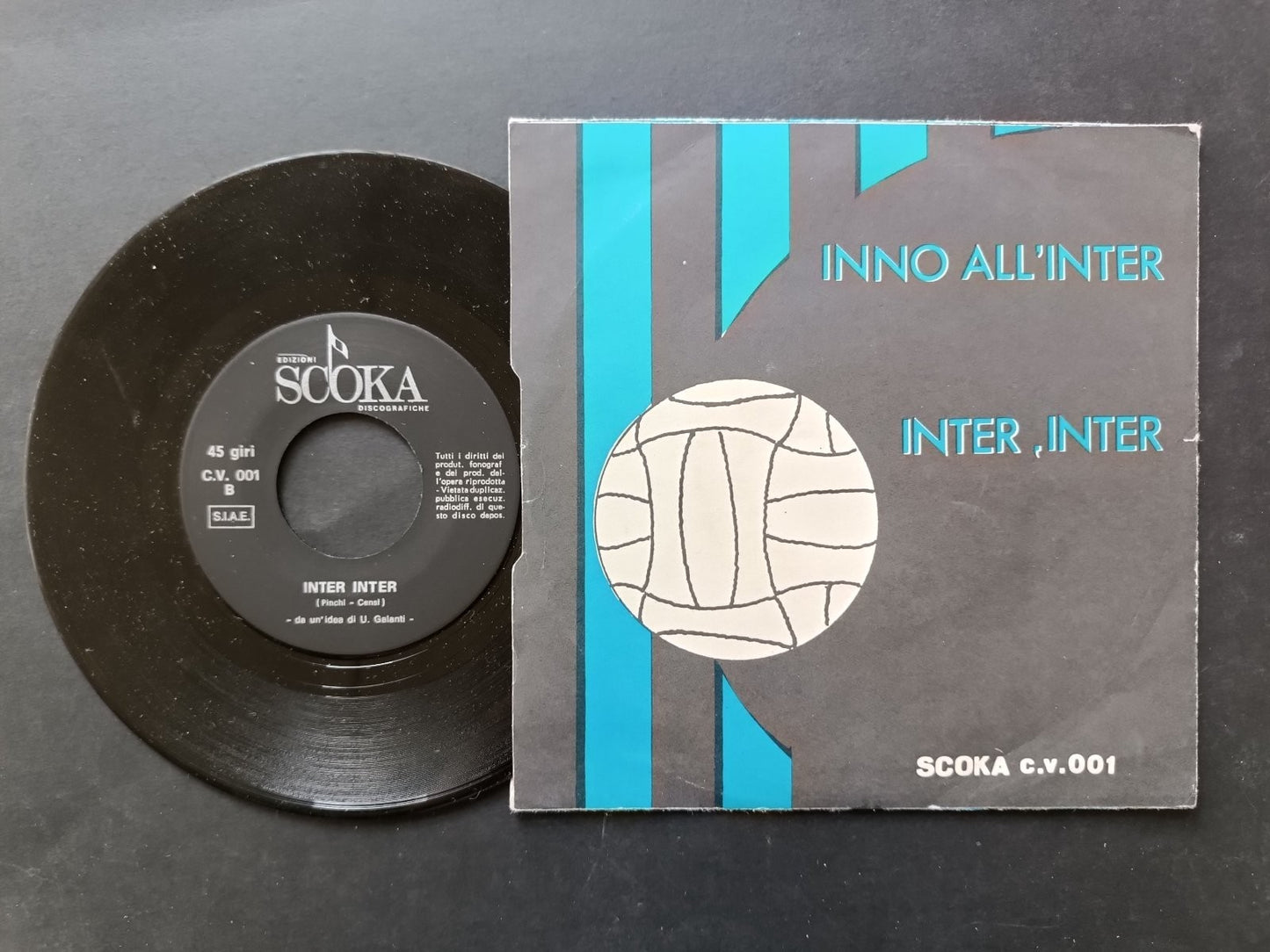 Vinile 45 giri INNO ALL'INTER