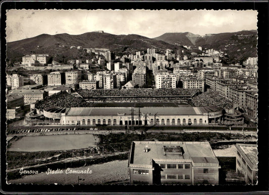 Cartolina Genova Stadio Comunale