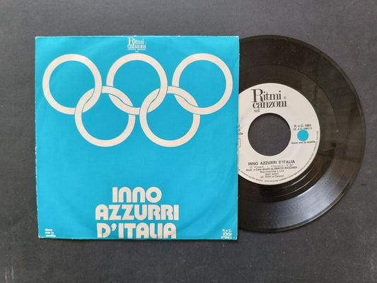 Vinile 45 giri INNO AZZURRI D'ITALIA