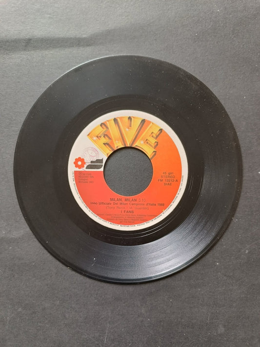 Vinile 45 giri Inno Ufficiale Del Milan Campione d'Italia