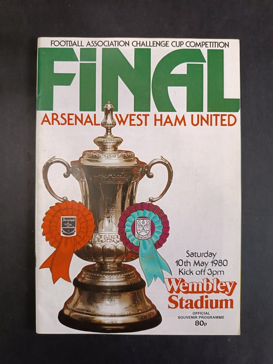 programma OFFICIAL SOUVENIR PROGRAMME anno 1980 Arsenal/West Ham United