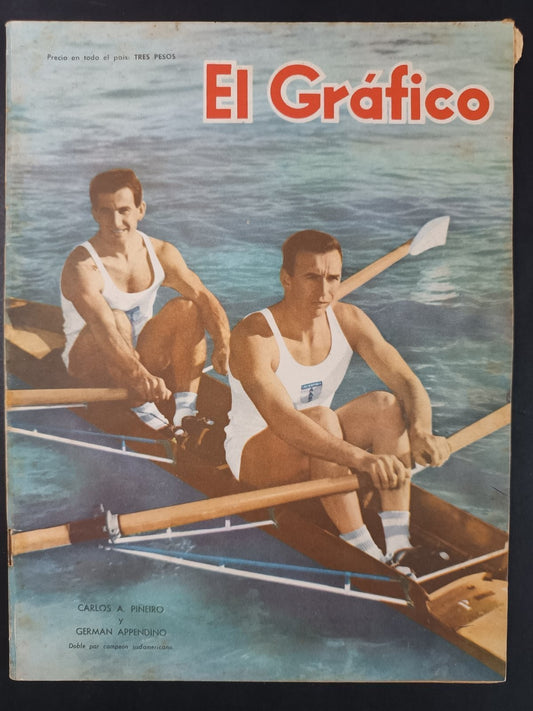 Rivista EL GRAFICO numero 2023  anno 1958 - Pineiro y Appendino