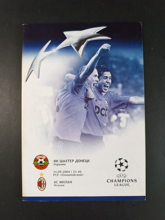 programma Ufficiale Champions League MILAN RUSSIA