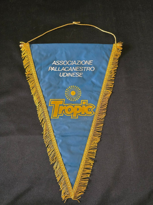 Gagliardetto Pennant ASSOCIAZIONE PALLACANESTRO UDINESE TROPIC Basket originale