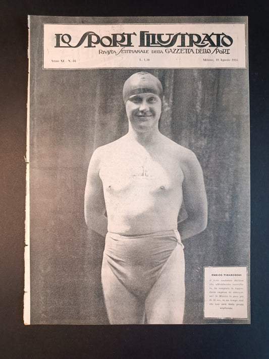 rivista  LO SPORT ILLUSTRATO 1923 n 34