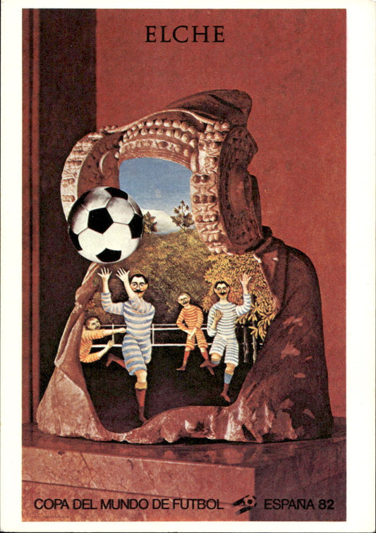 cartolina calciatori Espana 82 Elche