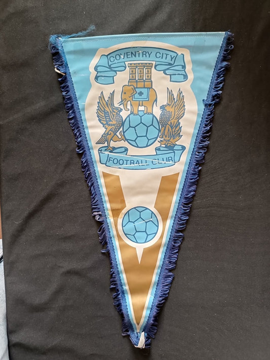 Gagliardetto Pennant Coventry City Football Club England Vintage