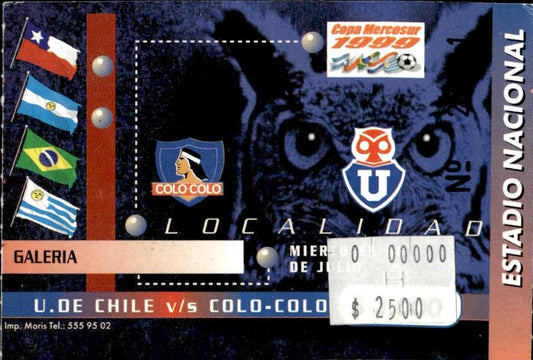 biglietto stadio U.DE CHILE V/S COLO COLO