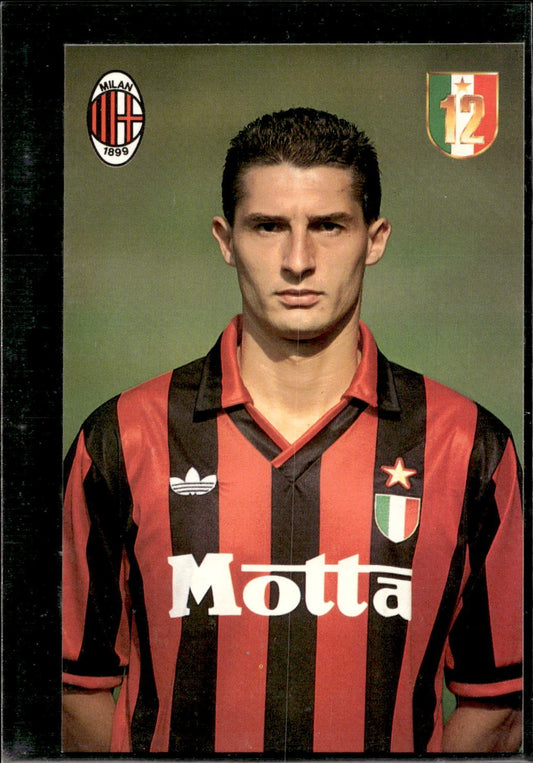 cartolina postcard calcio Milan Daniele Massaro 1992