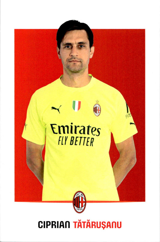 cartolina postcard Calcio Milan 2022/23 - Tatarusanu