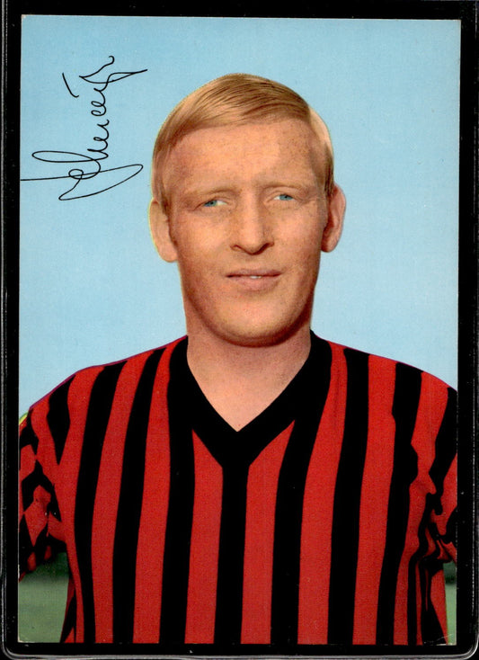 cartolina postcard Calcio Milan Karl Schnellinger (2)