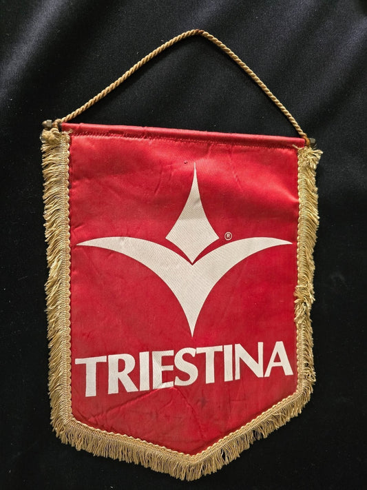 Gagliardetto pennant Unione Sportiva Triestina Calcio 1918 in tessuto