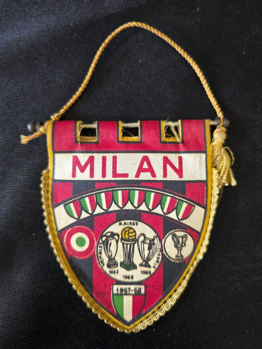 A.C. Milan 1899 mini gagliardetto anni 60/70 1