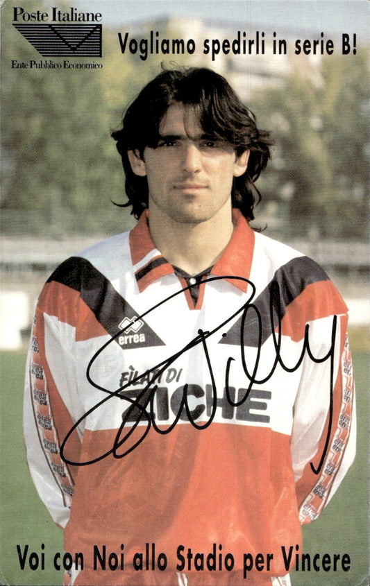 cartolina calciatori autografata in originale Giocatore dell' A.C. Carpi 6