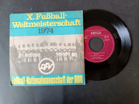 Vinile 45 giri Fu�ball-Nationalmannschaft der DDR 1974