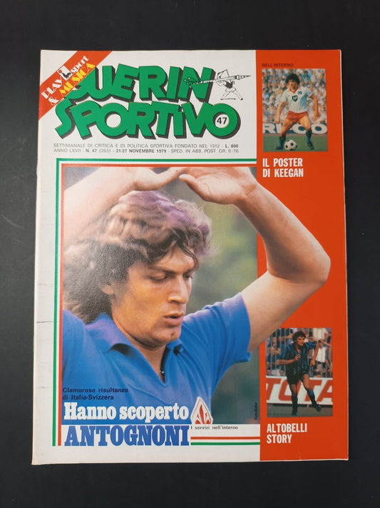 Rivista GUERIN SPORTIVO n 47 - 1979 inserto Film Campionato - senza poster